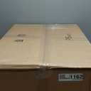 Safco Step On Plastic Trash Can with Foot Pedal, 17 Gallon Garbage Can for Kitchen, Indoor or Outdoor Use, Hands Free, Black