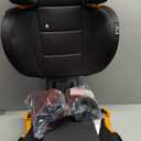 Chicco KidFit ClearTex Plus 2-in-1 Belt-Positioning Booster Car Seat, Backless and High Back Booster Seat, for Children Aged 4 Years and up and 40-100 lbs., Obsidian/Black (EXP: 01/01/2036)