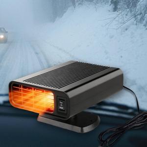 12V 150W Portable Car Heater and Defroster, 360 Windshield Defogger for Fast Heating, Plugs into Cigarette Lighter for Vehicles, Cars, RVs and SUVs