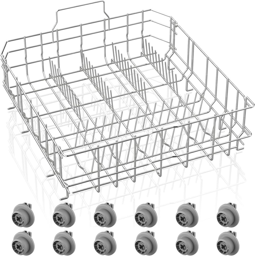 Upgraded 00249276 Dishwasher Lower Rack for Bosch Dishwasher Rack Parts
