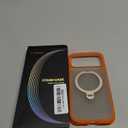 TORRAS Ostand Q3 Air for iPhone 17 Pro Max Case with 360 Magnetic Stand, Fit for MagSafe, Mil-Grade Drop Tested, Camera Control Button, Shockproof Phone Case for iPhone 17 Pro Max 6.9", Horizon Orange