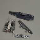 Model Military Naval Ship Aircraft Carrier Toy Play Set with Small Scale Model Planes, Battleship and Supply Ship Included