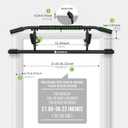 KAKICLAY New Upgrade Pull Up Bar for Doorway - Foldable Design & Space-Saving, Upto 440 Lbs Capacity, No Screwing or Slipping - USA Original Patent, Designed, Shipped