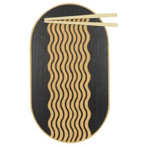 Noodles & Chopstick Wood Wall Art