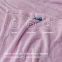 Bedsure GentleSoft Fleece Throw XL Blanket Light Purple - 300GSM Soft Lightweight Plush Cozy Blankets for Bed, Sofa, Couch, Travel, Camping, 50x70 inches