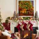 500-Piece Christmas Jigsaw Puzzle for Adults 20" x 20" Puzzle with Shiny Sturdy Pieces Perfect for Cozy Family Game Nights Engaging for Friends Family
