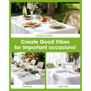Plastic Table Cloths 55"×108"