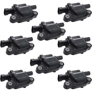 MANATEE 12611424 Ignition Coil Pack 8 PCS fit for Chevy GMC Cadillac Pontiac Silverado Tahoe Suburban Avalanche Yukon Escalade Trailblazer Grand Prix H3 V8 4.8L 5.3L, 6.0L 6.2L, D510C UF413 12570616