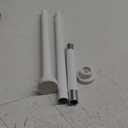 Shower Curtain Rod, 1" Diameter Heavy Duty Tension Shower Rod, Non Slip Adjustable 28-46 inch No Drilling Shower Curtain Rods Spring Tension For Bathroom, Shower Stall, No Rust, White