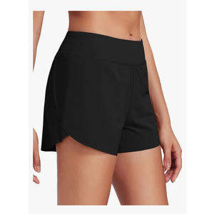 Women's 3" Workout Shorts High Waisted Athletic Running Shorts with Liner Sports Lightweight Quick Dry, L/XL