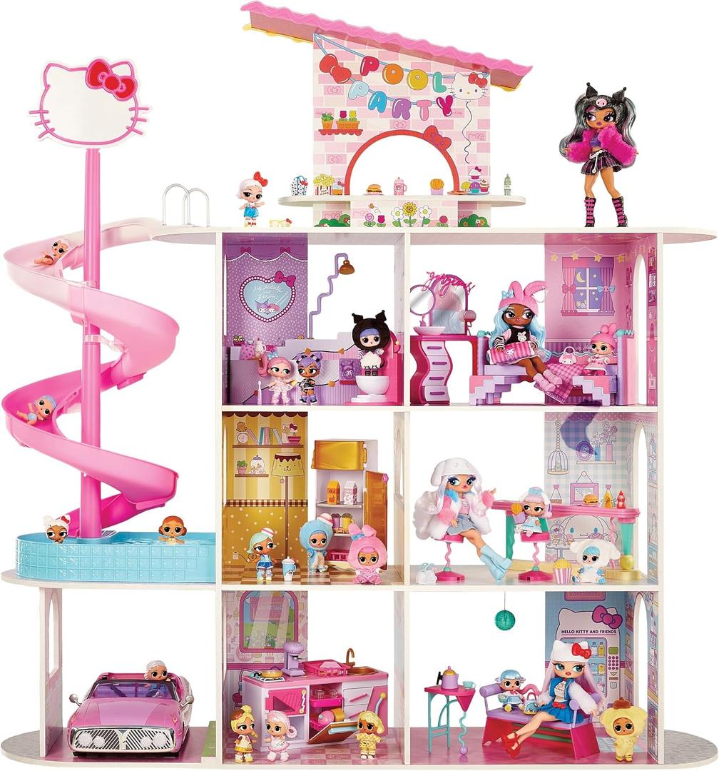 LOL Surprise Loves Hello Kitty and Friends House, One Size