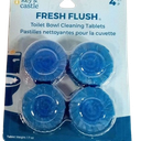 Key & Castle, Fresh Flush Tiolet Bowl Cleaning Tablets, Blue, 17oz