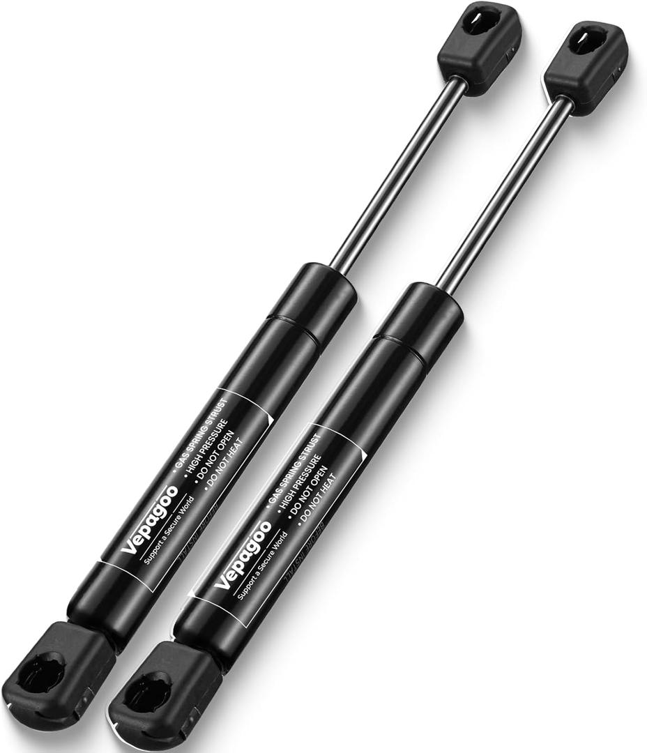 Vepagoo 9 inch 80Lb/356N Gas Struts Shocks Springs Lift Supports Compatible with Truck Pickup Tool Box Cabinet Lid RV Door Toy Cover Boat Storage, Set of 2