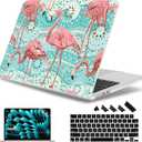 May Chen for M5 MacBook Air 13.6 Inch Case 2026 2025 2024-2022 Release M5 A3449 M4 A3240 M3 A3113 M2 A2681, Plastic Hard Shell Case for MacBook Air 13.6" with Retina Display, Flamingo