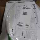 KOHLER 4636-RL-0 Cachet ReadyLatch Elongated Slow Close Toilet Seat, Soft Close Toilet Seat Quiet Lid, Contoured Grip-Tight Bumpers Installation Hardware, Apartment Essentials, White