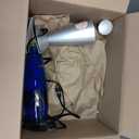 Blue LED Motion Lamp for Adults and Kids, Liquid Motion Lamps with White Wax Flows, Night Light Home Room Decor, Gifts for Women and Girls