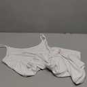 Women's Dresses Basic White Spaghetti Strap Dress L