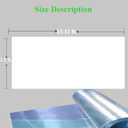 Clear Polycarbonate Roofing Sheet, Plastic UV Resistant Greenhouse Shed Canopy, Transparent Insulation Day Lighting Panels, Easy Cut Covering Panel for Outdoor Gardening, Farming, 13.12ft x 3.2ft