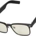 Smart Glasses, Blue Light Blocking Sunglasses, BT 5.3 IPX4 Lossless Sound Quality Touch Control Audio Glasses(Black Frame)