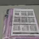 Supeasy 5 Trays Paper Organizer Letter Tray with Handle-Mesh Desk File Organizer, Paper Sorter Desk Organizer for Office, Home or School (Purple)