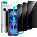 ESR 2 Pack for iPhone 16 Pro Max Privacy Screen Protector, Anti-spy Tempered-Glass Privacy Screen Protector with Easy Installation Tool, Micro-Curved Edges, Case Friendly