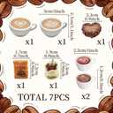 Coffee Cake Topper Coffees Themed Party Decorations Coffee Birthday Decor | Coffee Party Supplies Latte Fan Caf Cake Decorations Birthday Baby Shower Party Supplies