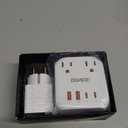 DOACE 2000W Voltage Converter US to Europe - 220V to 110V Converter for European Travel, Power Converter Adapter Combo with 2 PD/QC & UK/AU/US/IT/European Travel Plug Adapters for Hair Dryer Phone