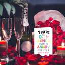 3 x Valentine's Day Gifts for Him, Funny Valentines Day Card for Her, Valentine's Day Card Gifts for Fiancee Boyfriend, Anniversary Cards for Wife Husband, Birthday Cards for Men, Love Card (MM-125)