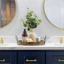 10 Pack 5 Inch Brushed Gold Cabinet Pulls Gold Cabinet Handles Gold Hardware for Kitchen Cabinets 2510 Drawer Dresser Cupboard Bedroom Bathroom