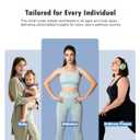 Smart Scale for Body Weight and Fat Percentage, NUTRI FIT Digital Bathroom Scale Bluetooth Biometric Scale for BMI, 17 Metrics Body Composition Analyzer High Accuracy for Weight Loss, Sync App (Simple Black)