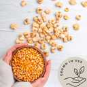 Be Still Farms Yellow Organic Popcorn Kernels (4.8lb) - Uncooked Corn Bulk Great for Movie Night - Healthy Microwave Snacks Ideal for Popping - USA Grown | USDA Certified | Vegan | Non-GMO (76.8 Ounce (Pack of 1))