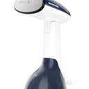 BEAUTURAL Steamer for Clothes, Portable Handheld Garment Fabric Wrinkles Remover, Aluminun Heating Plate, 35Second Fast Heatup, Large Detachable Water Tank (Only for 120V), Blue