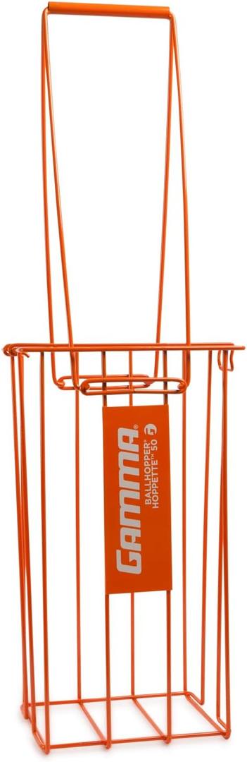 Gamma Sports BallHopper, Brute 325, Hoppette 50, Hi Rise 75, & Pro 90, Tennis Ball Hoppers & Carts, Easy Pick Up, Carrying & Storage, Durable, Pickleball, Padel