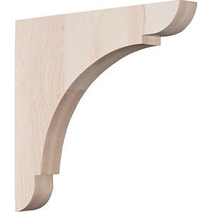 Ekena Millwork BKTW01X12X12OLAL Extra Large Olympic Wood Wood Brackets, 1 3/4"W x 12"D x 12"H , Alder