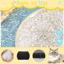 Under Couch Blockers for Pets, 6.7" Height-83 Length in Total Couch Blockers, Keep Dogs Off Couch Sofa, Durable Detachable Under Couch Toy Blocker with Strong Tape, Black