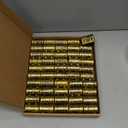 Zhanmai 50 Pieces Mini Pirate Treasure Chest Box Plastic Chests Vintage Pirate Jewelry Storage Box for Play Halloween Christmas Party Favors Prizes