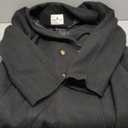 adies Elegant Solid Color Jacket Women Long Length Pea Coats Wool Blend Holiday Lapel Classic Trench Coat Black 2XL