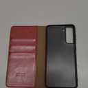 ZZXX for Samsung Galaxy S22 Wallet Case with RFID Blocking Card Slot Kickstand Magnetic Closure Leather Flip Fold Protective Phone Case for Samsung Galaxy S22 5G Case Wallet(Red-6.1 inch)