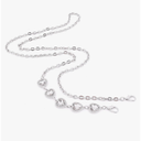 Naimo Rhinestone Bag Chain Extender Purse Chain Strap Crystal Handbag Chains Replacement Metal Chain Bag Accessories