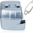 Adefol Exhaust Muffler Kit for Stihl MS261 MS271 Chainsaw, MS261 MS271 Exhaust Muffler with Exhaust Gasket Replacement Parts Replace 1141 140 0631, 1141 149 0600