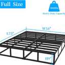 OSASET Full Box Spring, 9 Inch Metal Full Size Box Spring Only, Heavy Duty Metal Frame Mattress Foundation Support for 3000lbs, Easy Assembly, Noise Free, Non Slip
