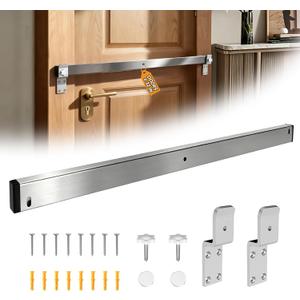 Door Security Bar for Inward-Opening Doors Up to 32 Inch