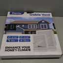 2-Pack Paintable Gable Vents - 18" x 18" Aluminum with Screen, Maximize Ventilation in Attics and Sheds, Vent Opening: 16" x 16"