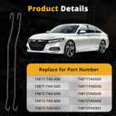 74872TA0A00 Trunk Rear Lid Torsion Spring Fits for Hon da Accord 3.5L 2008-2010, Hon da Accord 2.4L 2010-2012, Hon da Accord 2008-2012 Replaces for 74872TA0G00, 74871TA0A00, 74871TA0G00, 74873TA0003