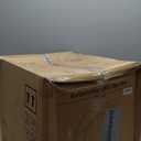 WALK MATE 3 Wheel Rollator Walker with Seat for Slim Seniors, Padded Backrest Lightweight Foldable Walker Ideal for Elderly, 8 Inch Tri-Wheel Modern Mobility Walking Aid Aluminum, Red