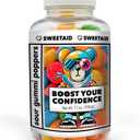 Boost Your Confidence  Sweet Aid Jar with Gummies  Encouragement Gift for Friends, Exams, Job Interviews, Motivation Gift (Not Vitamins)