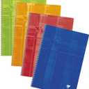 Clairefontaine Classic Wirebound Notebooks 8 1/4 in. x 11 3/4 in. ruled with margin 50 sheets 