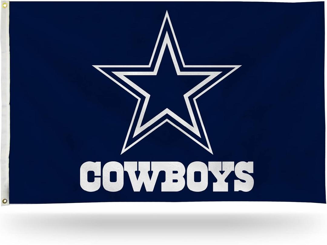 NFL Rico Industries Standard 3' x 5' Banner Flag Single Sided - Indoor or Outdoor - Home Dcor