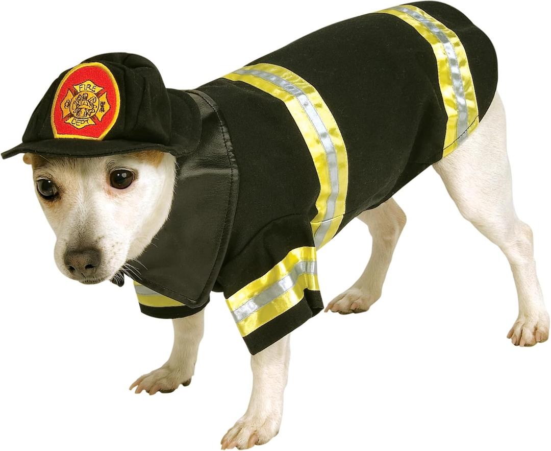 Rubie's Fire Fighter Pet Costume, Large 