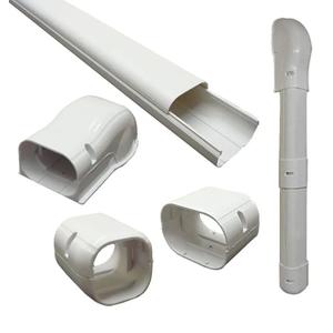 3 in. x 7.5 ft. Cover Kit for Air Conditioner and Heat Pump Line Sets - Ductless Mini Split or Central